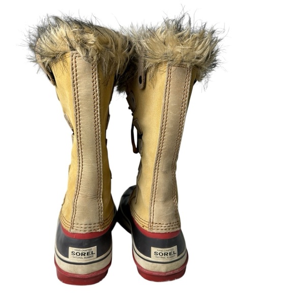 Sorel Joan of Arc Boots Waterproof Winter Faux Fur Size 8 Women's Tall Boots - Picture 5 of 15